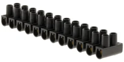 Hot ZENITECH Barrettes 10mm² noir 12 plots