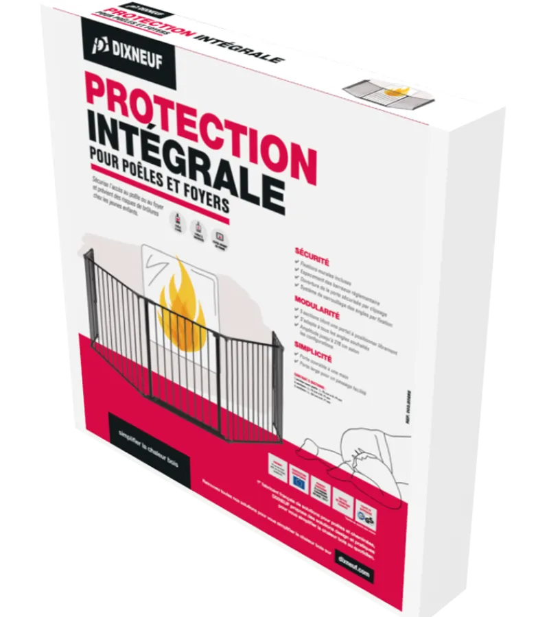 Best Barrière de protection pour poêle Intégrale acier noir