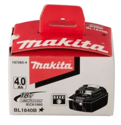 Outlet MAKITA Batterie Makstar Li-Ion 18V/4 Ah - BL1840B