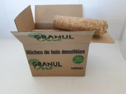 Sale Bûche de bois densifiée (x9) 15 kg