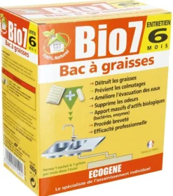 Sale ECOGENE BIO 7 Bac à graisses entretien 6 mois