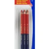 Clearance LYRA Blister 3 crayons DUO GIANT Bleu/Rouge 175mm