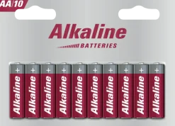 Online Blister 10 piles AA alcalines LR6 1,5 V