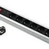 ELECTRALINE Bloc multiprise aluminium 6 prises