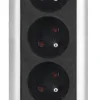 Sale ELECTRALINE Bloc 6 prises noir
