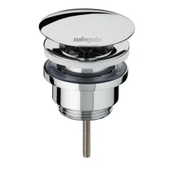 Hot WIRQUIN Bonde lavabo laiton dême fixe avec vis centrale