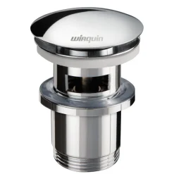 Clearance WIRQUIN Bonde lavabo laiton quick-clac 75mm trop plein