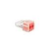 New DEBFLEX 8 bornes auto câble rigide 2 trous rouge