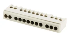 Outlet ZENITECH Bornier phase gris 12 modules