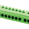 Outlet ZENITECH Bornier terre vert 12 modules