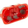 Boîte d’encastrement Multimat No Airbox 2 postes P40mm