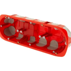 New Boîte d’encastrement Multimat No Airbox 3 postes P40mm