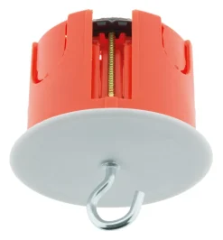 Best ZENITECH Boîte point de centre 65x50mm pour murs creux + crochet