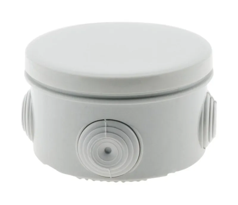 New ZENITECH Boîte étanche IP55 ronde 85x45mm blanc