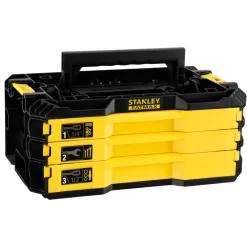 STANLEY Boîte 3 tiroirs outillée Pro-Stack 126 pièces