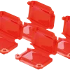 Clearance ZENITECH Boîtier de connexion IPX8 Happy small rouge (x4)