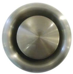 Bouche inox à tube réglable Ø12.5 cm