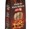 GRILL O'BOIS Bouchon laine de bois allume-feu (x40)