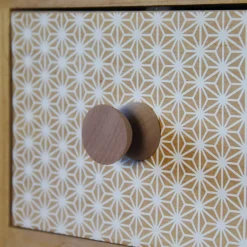 Outlet Bouton diabolo Ø35 mm en bois coloris brut x2