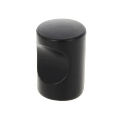 Hot Bouton index Ø18 mm en aluminium noir mat x2