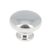 Outlet Bouton Ø28 mm en zamak chromé x2