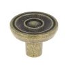Outlet Bouton Ø30 mm en zamak laitonné vieilli mat x2