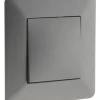 Discount ZENITECH Bouton poussoir artezo titanium