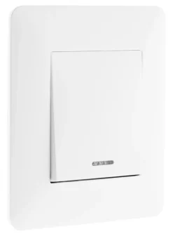 New ZENITECH Bouton poussoir à voyant artezo blanc