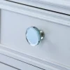 Sale Bouton rond plat Ø37 mm verre effet miroir x2