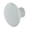 Sale Bouton rond sans insert Ø35mm plastique blanc (x6)