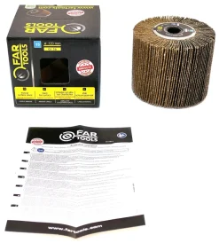 New FARTOOLS Brosse à lamelles grain 36 pour REX120/200/H200