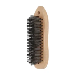 New NORTON Brosse main, forme violon, manche bois/acier