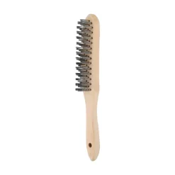 Sale NORTON Brosse main, manche bois 290x45 mm, acier/bois