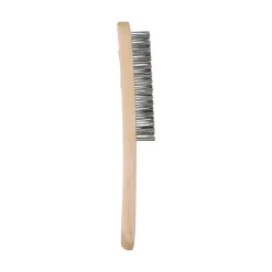 Sale NORTON Brosse main, manche bois 290x45 mm, acier/bois
