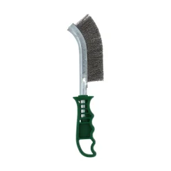 Outlet NORTON Brosse main, manche plastique vert 260x40mm, inox