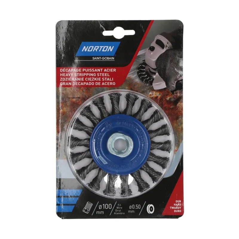 Hot NORTON Brosse Ø100 meuleuse angle, circulaire torsadé