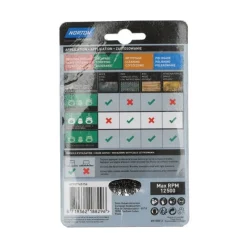 Best NORTON Brosse Ø 75 mm pour meuleuse angle, inox