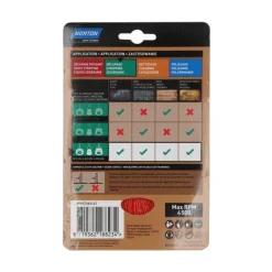 NORTON Brosse Ø100 pour perceuse, circulaire nylon rouge