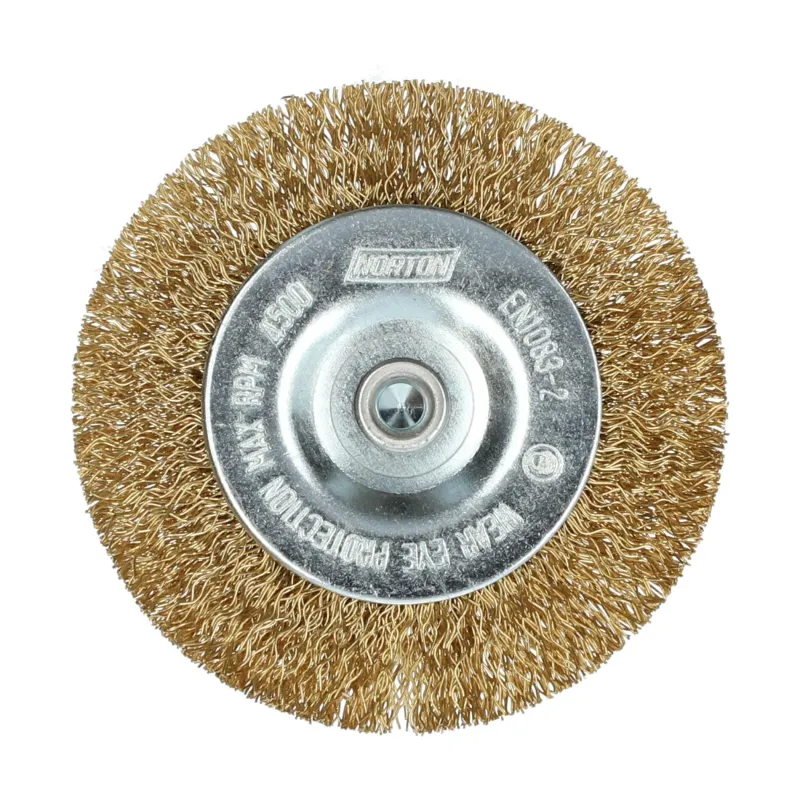 Discount NORTON Brosse Ø 75 pour perceuse, circulaire ondulé, laiton