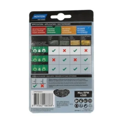 Hot NORTON Brosse Ø 75 pour perceuse, circulaire ondulé, acier