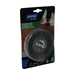 Clearance NORTON Brosse Ø100 pour perceuse, circulaire ondulé, acier