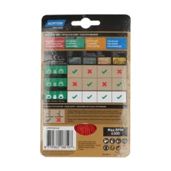 Best NORTON Brosse Ø 75 pour perceuse, circulaire nylon rouge