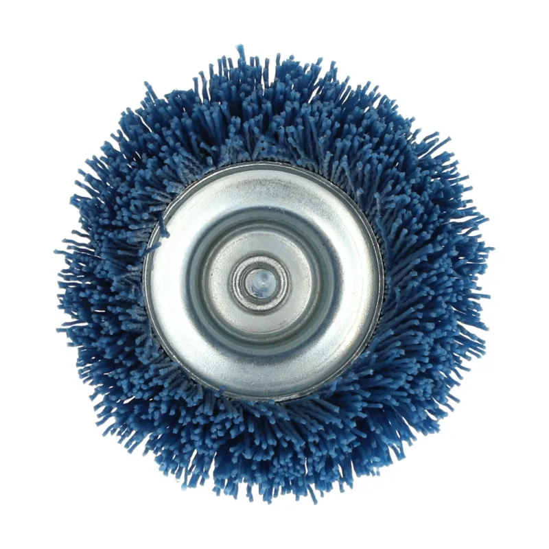 New NORTON Brosse Ø 75 pour perceuse, coupe nylon bleu, bois