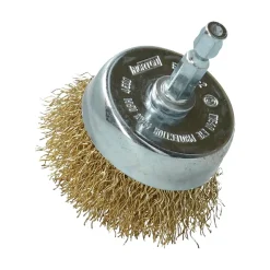 Clearance NORTON Brosse Ø 50 pour perceuse, coupe ondulé, laiton