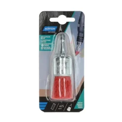 Online NORTON Brosse Ø 25 pour perceuse, pinceau nylon rouge, bois