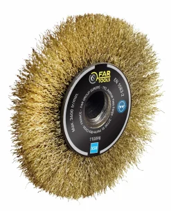 New FARTOOLS Brosse étroite fils laitonnés souples pour REX120