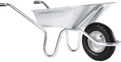 Clearance HAEMMERLIN Brouette pro select expert tout galva 100L roues gonflées