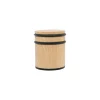 Clearance Butée de porte cylindre à poser 65x77x65mm 0,75kg bois/noir