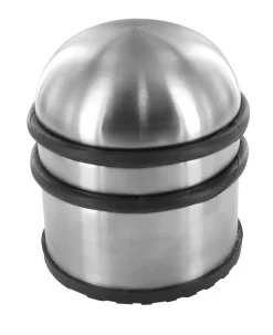New Butée à poser dôme Ø72mm acier inox et caoutchouc