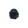 Discount Cache écrou hexagonal M10 pour tête 17mm PE noir (x8)